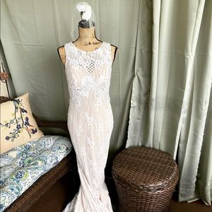 Beaded gorgeous elegant gown.